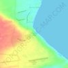 St. Francis Bay topographic map, elevation, terrain