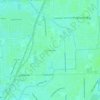 East Perrine topographic map, elevation, terrain