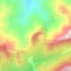 Piedra del Águila topographic map, elevation, terrain