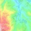 Miliou topographic map, elevation, terrain