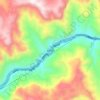 吉利镇 topographic map, elevation, terrain