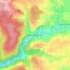 Gollmuthhausen topographic map, elevation, terrain