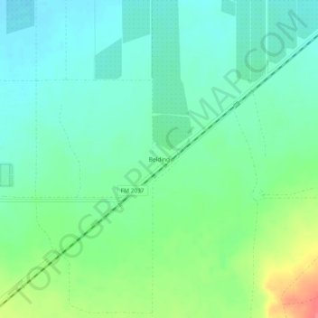 Belding topographic map, elevation, terrain