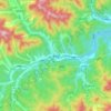 清水镇 topographic map, elevation, terrain