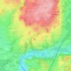 Weißenbach topographic map, elevation, terrain