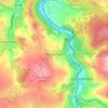 Witzschdorf topographic map, elevation, terrain