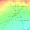清化镇街道 topographic map, elevation, terrain