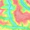 Amberley topographic map, elevation, terrain