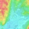 Les Échelets topographic map, elevation, terrain