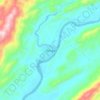 Belaga topographic map, elevation, terrain