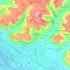 Gamet topographic map, elevation, terrain