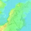 The Cove topographic map, elevation, terrain