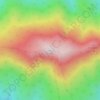 Mt. Hayachine topographic map, elevation, terrain