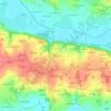 La Touche Morin topographic map, elevation, terrain