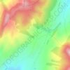 El Boqueron topographic map, elevation, terrain
