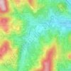 Grolier topographic map, elevation, terrain