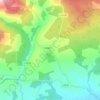 Burke's Cross topographic map, elevation, terrain
