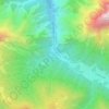 Johnsbach topographic map, elevation, terrain