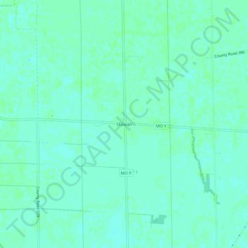 Shawan topographic map, elevation, terrain