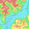 Bierbach topographic map, elevation, terrain
