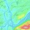 Hanover Acres topographic map, elevation, terrain