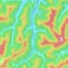 Turtle Creek topographic map, elevation, terrain