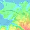 Barres topographic map, elevation, terrain