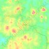 Ido Ekiti topographic map, elevation, terrain