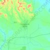 Higüey topographic map, elevation, terrain