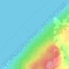 Digby Neck topographic map, elevation, terrain