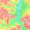 Penza topographic map, elevation, terrain