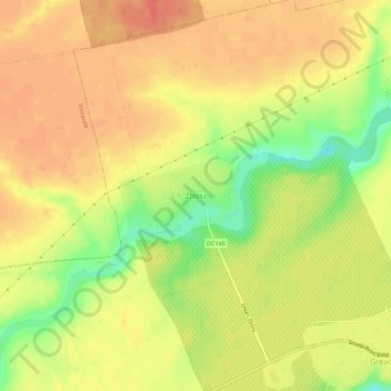 Zboiu topographic map, elevation, terrain