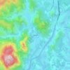 Iguape topographic map, elevation, terrain