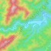 上湾 topographic map, elevation, terrain
