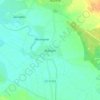 Mazury topographic map, elevation, terrain