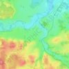 Leuterschach topographic map, elevation, terrain