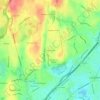 Forest Knolls topographic map, elevation, terrain