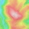 Mount Kate topographic map, elevation, terrain