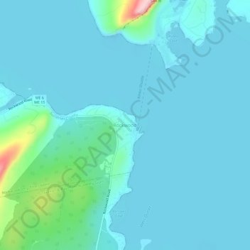 Rockwood topographic map, elevation, terrain