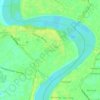 Vạn Phúc topographic map, elevation, terrain