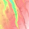 Santa Rosa topographic map, elevation, terrain