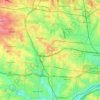 Clayton topographic map, elevation, terrain