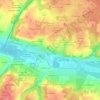 Pineau topographic map, elevation, terrain