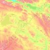 玛多县 topographic map, elevation, terrain