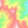 Los Dos Rios topographic map, elevation, terrain