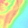 Mwera topographic map, elevation, terrain