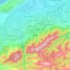 Blida topographic map, elevation, terrain