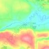 Conna topographic map, elevation, terrain
