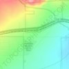 San Gorgonio Pass topographic map, elevation, terrain