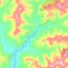 李家河 topographic map, elevation, terrain